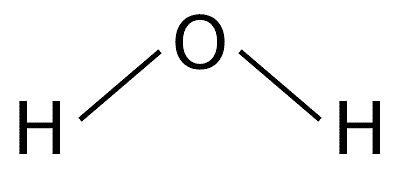 Por ejemplo: Una molécula de agua está formada por tres átomos: dos átomos de hidrógeno unidos a un solo átomo de oxígeno.